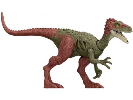 Coffret dinosaure extreme damage coelurus - dino articule 19 cm - jurassic world - Mattel