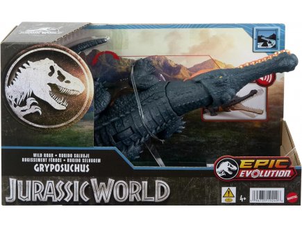 COFFRET DINOSAURE GRYPOSUCHUS - ARTICULE ET SONORE - DINO EPIC EVOLUTION - JURASSIC WORLD - MATTEL HTK71
