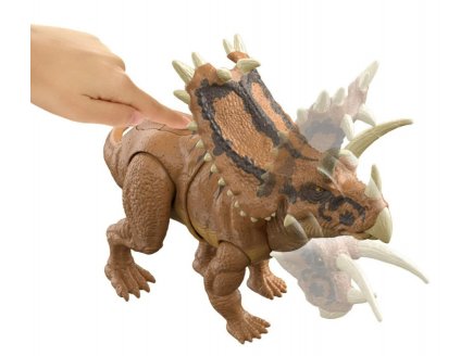 Coffret dinosaure mega destructeurs : pentaceratops - articule - dino escape - jurassic world - Mattel hcm05