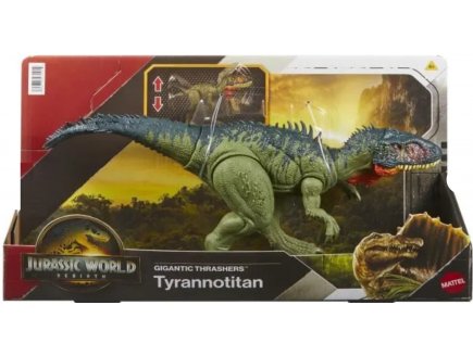 Coffret Dinosaure M�ga Pr�dateurs Tyrannotitan - Articul� - Dino Rebirth - Jurassic World - Mattel JCL75