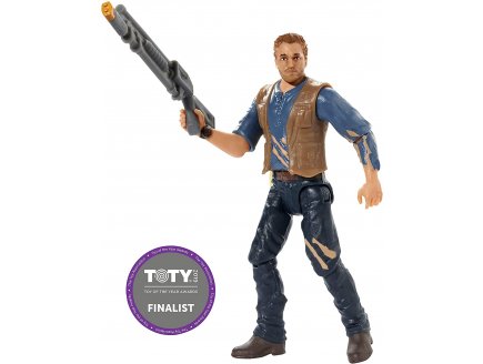 Coffret dinosaure : owen combat a lockwood - jurassic world - mattel fmm07