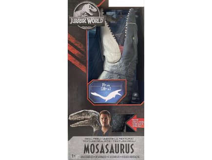 COFFRET DINOSAURE PROTECTEUR DES OCEANS : MOSASAURUS GEANT 71 CM - ARTICULE - DINO - JURASSIC WORLD - MATTEL FNG24