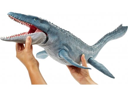Coffret dinosaure protecteur des oceans : mosasaurus geant 71 cm - articule - dino - jurassic world - Mattel fng24