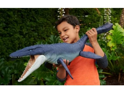 Coffret dinosaure protecteur des oceans : mosasaurus geant 71 cm - articule - dino - jurassic world - Mattel fng24