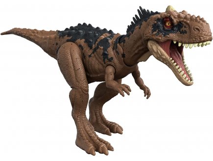 Coffret dinosaure rajasaurus - articule et sonore - dino attaque - jurassic world - Mattel hdx35