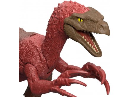 Coffret Dinosaure Rebirth : Beipiaosaurus - Combat extr�me - Dino articul� 19 cm - Jurassic World - Mattel JGB74