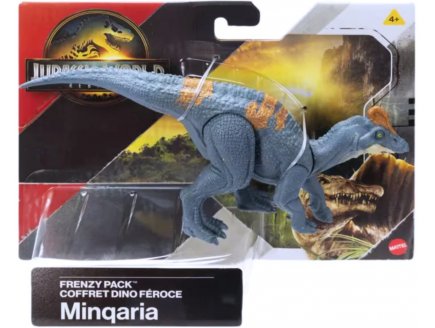 Coffret Dinosaure Rebirth : Minqaria - Combat extr�me - Dino articul� 20 cm - Jurassic World - Mattel JBG75