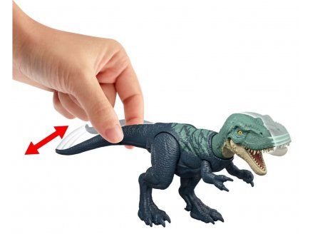 Coffret Dinosaure Rebirth Nanotyrannus - Combat extrême - Dino articulé 19 cm - Jurassic World - Mattel