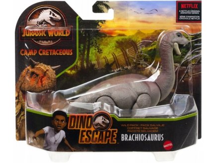 COFFRET DINOSAURE SAUVAGE BRACHIOSAURUS - JURASSIC WORLD - MATTEL