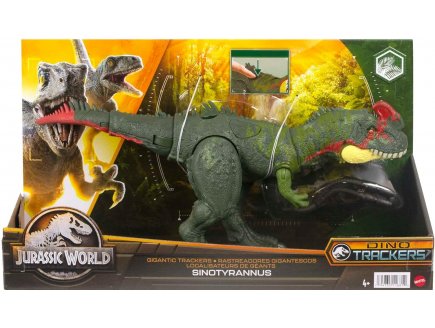 COFFRET DINOSAURE : SINOTYRANNUS - ARTICULE - DINO TRACKERS - JURASSIC WORLD - MATTEL HLP25