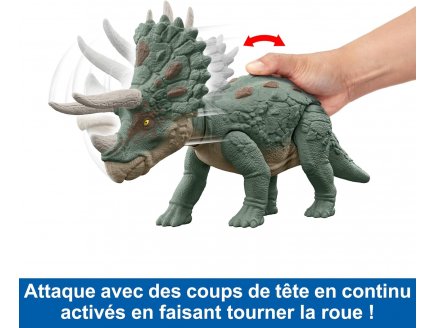 Coffret dinosaure : triceratops - articule - dino epic evolution - jurassic world - Mattel htk79