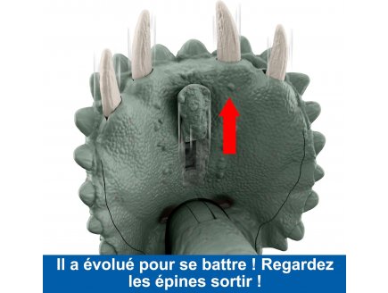 Coffret dinosaure : triceratops - articule - dino epic evolution - jurassic world - Mattel htk79