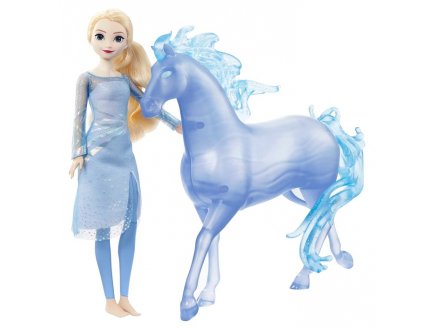 Coffret disney frozen poupee elsa & cheval nokk - la reine des neiges 2 - Mattel - hlw58