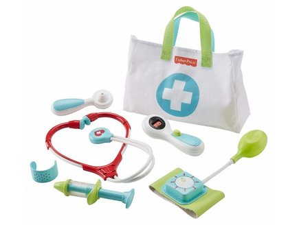 COFFRET DU DOCTEUR - KIT MEDICAL - FISHER PRICE - DVH14 - JEU IMITATION