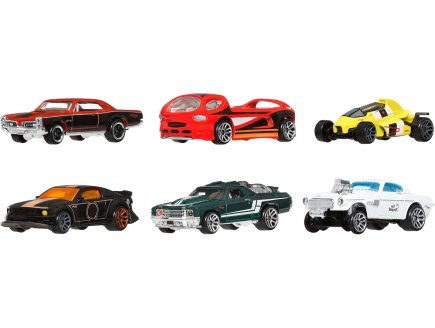 Coffret Hot Wheels Legends tour 6 véhicules - Mattel - Petites voitures metal 1:64