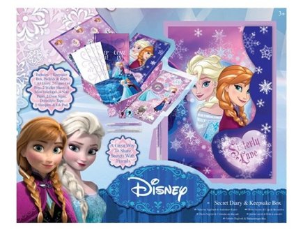 COFFRET JOURNAL INTIME ET BOITE A SECRETS REINE DES NEIGES - DISNEY