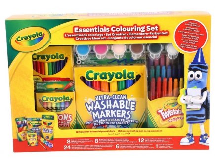 COFFRET L'ESSENTIEL DU COLORIAGE 59 PIECES - FEUTRES, CRAYONS, PEINTURE - CRAYOLA - DESSIN