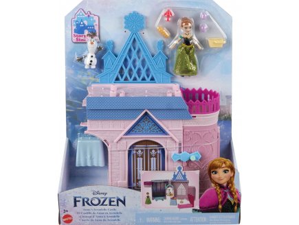 COFFRET LE CHATEAU D'ANNA 28 CM TRANSFORMABLE + 2 FIGURINES - LA REINE DES NEIGES - MATTEL - HLX02