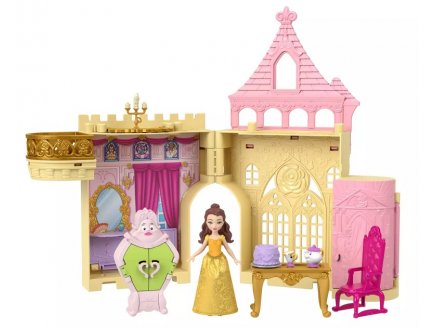 Coffret le chateau de belle avec figurines et accessoires - Disney princesse - maison poupee