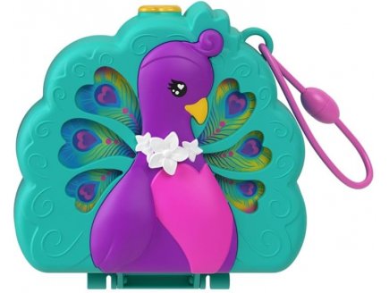 Coffret Le Jardin du Paon Polly Pocket - Mattel - HWN97 - Mini univers poupe, animaux