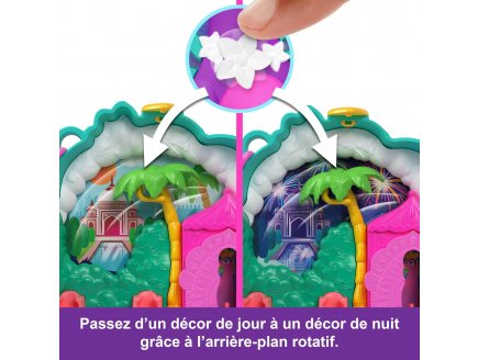 Coffret Le Jardin du Paon Polly Pocket - Mattel - HWN97 - Mini univers poupe, animaux