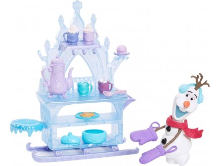 Coffret Le traîneau de Friandises d’Olaf - Chariot de friandises avec bonhomme de neige - Reine Des Neiges - Disney Frozen - Mattel JBG55