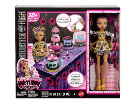 Coffret Monster High Kit Gâteau d’anniversaire Clawdeen Wolf - Mattel - JBG78