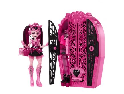 Coffret monster high monstrueux secrets draculaura - poupee, dressing, accessoires - Mattel - hxh84