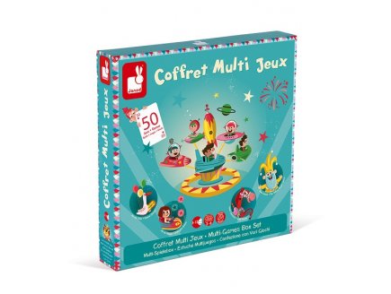 COFFRET MULTI JEUX CARROUSEL FETE FORAINE - JANOD - J02742 - JEUX CLASSIQUES