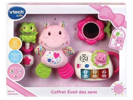 COFFRET NAISSANCE EVEIL DES SENS ROSE - VTECH BABY - 522055 - JOUETS BEBE