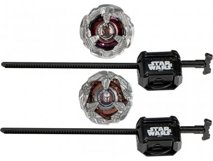 Coffret Pack 2 Toupies Beyblade X Star Wars : The Mandalorian 3-60F + Gideon 3-80 - Type attaque et d�fense - Pack Toupie et lanceur - Hasbro F9589