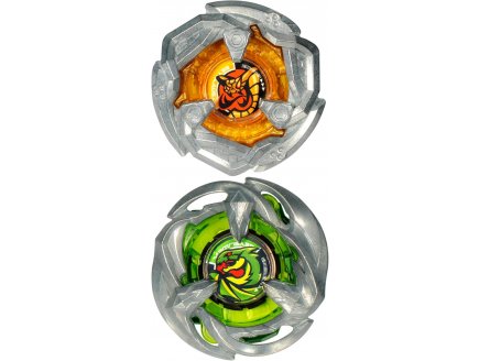 Coffret Pack Toupie Beyblade X : Gale Wyvern 5-80GB et Tail Viper 3-80HN - Type endurance et dfense - Dual Pack - Hasbro G0282