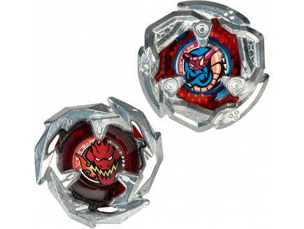 Coffret Pack Toupie Beyblade X : Tail Viper 5-80O + Sword Dran 3-60F - Type endurance et Attaque - Dual Pack - Hasbro G0197