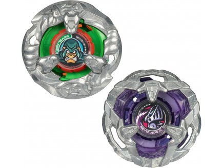Coffret Pack Toupie Beyblade X : Yell Kong 3-60GB + Helm Knight 5-80T - Type endurance et quilibre - Dual Pack - Hasbro G0198