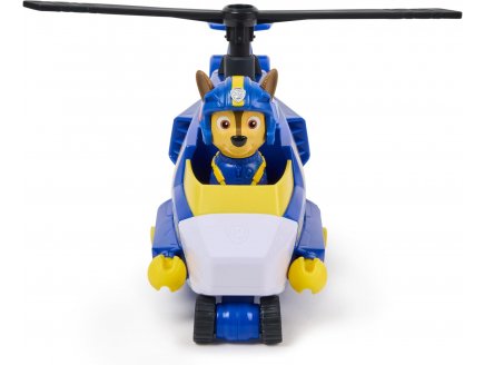 Coffret pat patrouille air rescue : helicoptere police + chase - vehicule - figurine chien - paw patrol - Spin master