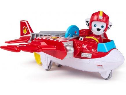 Coffret pat patrouille air rescue : helicoptere pompier + marcus - vehicule - figurine chien - paw patrol - Spin master