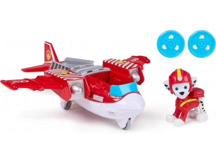 Coffret pat patrouille air rescue : helicoptere pompier + marcus - vehicule - figurine chien - paw patrol - Spin master