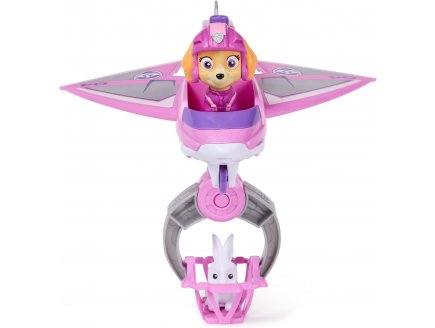 Coffret pat patrouille air rescue : helicoptere+ stella et lapin - vehicule - figurine chien - paw patrol - Spin master