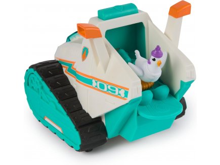 Coffret pat patrouille deluxe : everest et son chasse neige et poule - vehicule transformable - 2 figurines - chien - paw patrol - spin master
