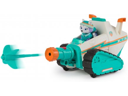 Coffret Pat Patrouille Deluxe : Everest et son chasse neige et poule - Vhicule transformable - 2 figurines - chien - Spin Master