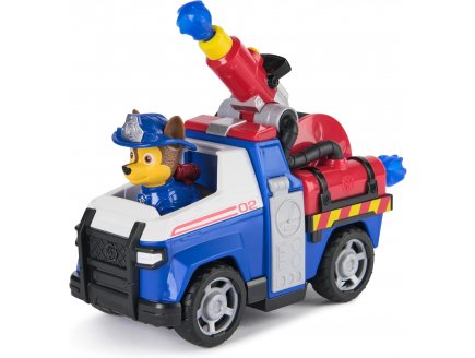 Coffret Pat Patrouille Fire Rescue : Camion de Police + Chase - Vhicule - Figurine Chien - Paw Patrol - Spin master