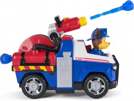 Coffret Pat Patrouille Fire Rescue : Camion de Police + Chase - Vhicule - Figurine Chien - Paw Patrol - Spin master