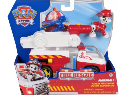 Coffret Pat Patrouille Fire Rescue : Marcus avec son Camion de Pompier - Vhicule - Figurine - Paw Patrol - Spin Master - 20151458
