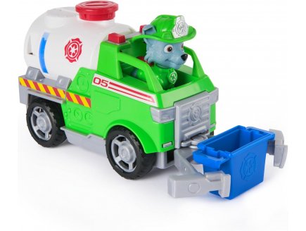 Coffret Pat Patrouille Fire Rescue : Rocky avec son Camion-Citerne de Pompier - Vhicule - Figurine - Paw Patrol - Spin Master - 20151439
