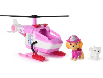 Coffret Pat Patrouille Fire Rescue : Stella avec son Hlicoptre de Pompier - Vhicule - Figurine - Paw Patrol - Spin Master - 20151460