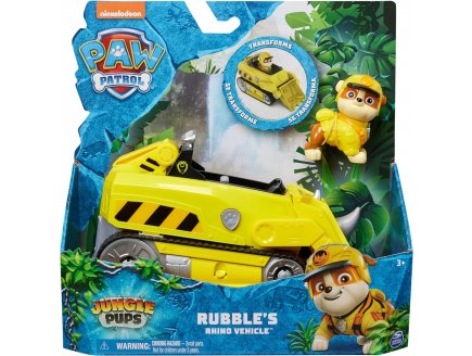 COFFRET PAT PATROUILLE JUNGLE PUPS : TOUT TERRAIN + RUBEN - VEHICULE TRANSFORMABLE - FIGURINE CHIEN - PAW PATROL - SPIN MASTER