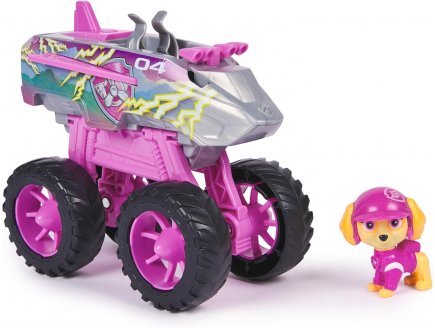 Coffret pat patrouille rescue wheels : tout terrain transformable en avion + stella - vehicule - figurine chien - paw patrol - Spin master