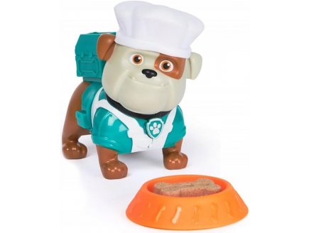 Coffret pat patrouille ruben & cie : camion food truck de ruben - vehicule de luxe - figurine chien - paw patrol - Spin master