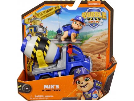 COFFRET PAT PATROUILLE RUBEN & CIE : CAMION TOUPIE + MIX - VEHICULE DE LUXE - FIGURINE CHIEN - PAW PATROL - SPIN MASTER