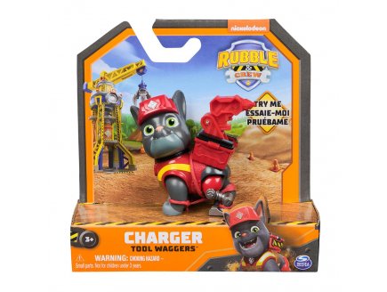 Coffret Pat Patrouille Ruben & Cie : Figurine chien Charlie 7 cm - Paw Patrol - Spin Master